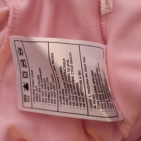 Nike Golf S 4/6 Pink Polo Shirt Fit Dry Henley - Picture 11 of 11